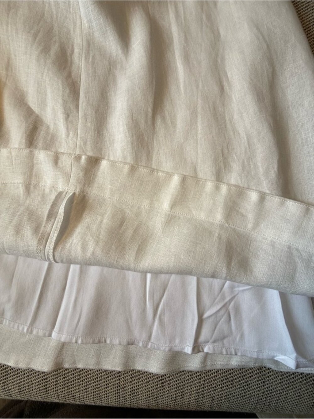 NEW Reformation Sabine Long Sleeveless Linen Dress Dunes White | US 6 UK 10 - Picture 16 of 16